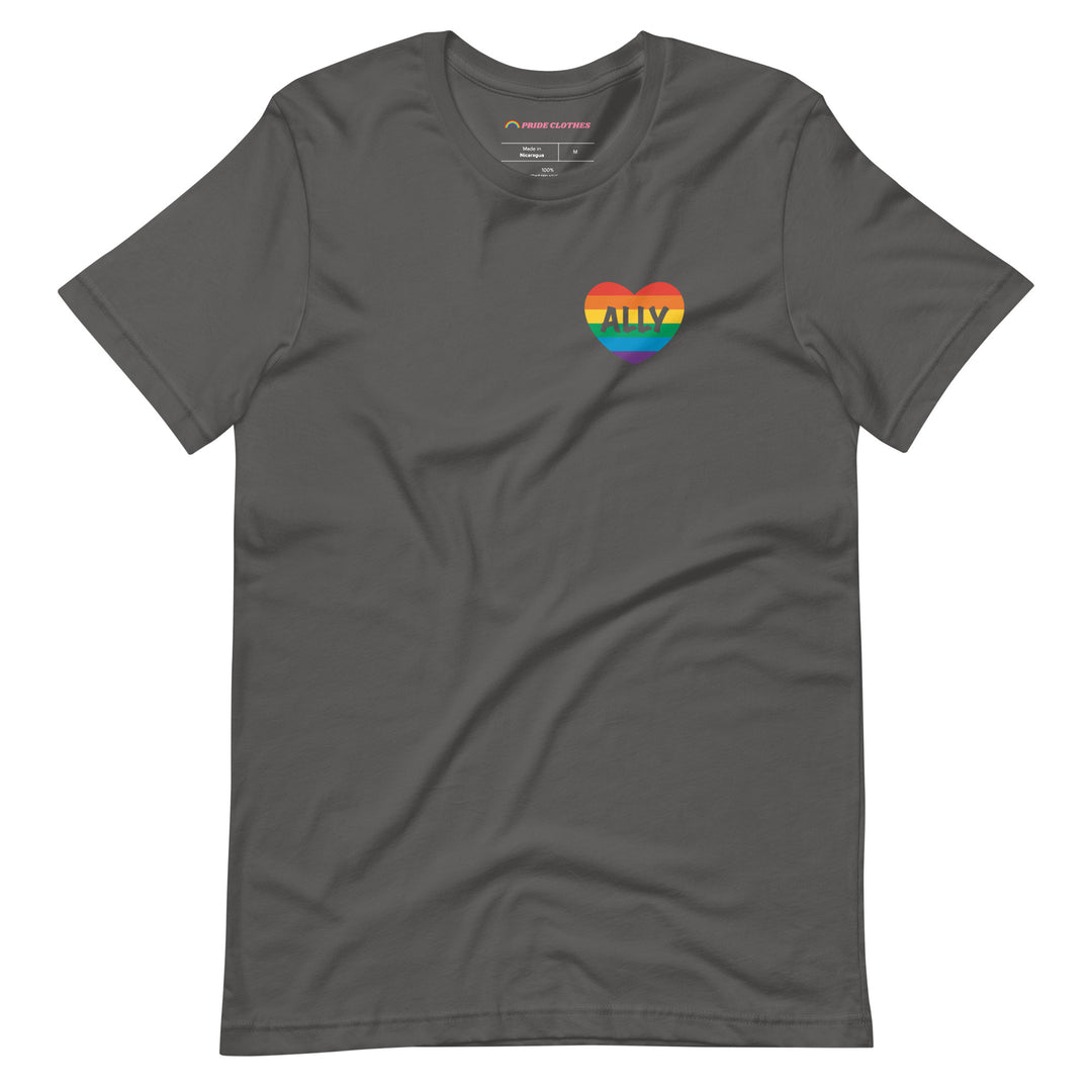 Proud LGBTQ+ Ally? Gay Pride Ally T-shirt to Tell the World