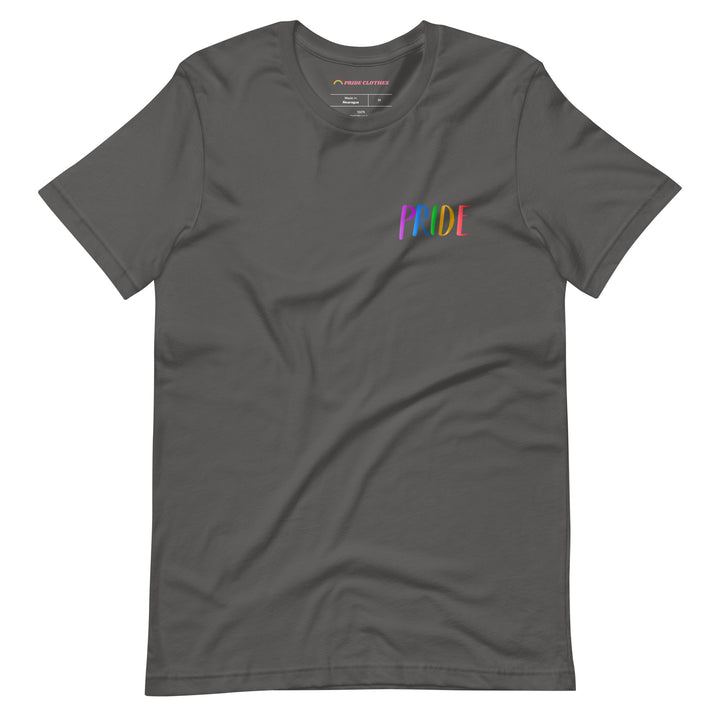 Pride Clothes - A Simple and Proud Gay Shirt for You - Asphalt