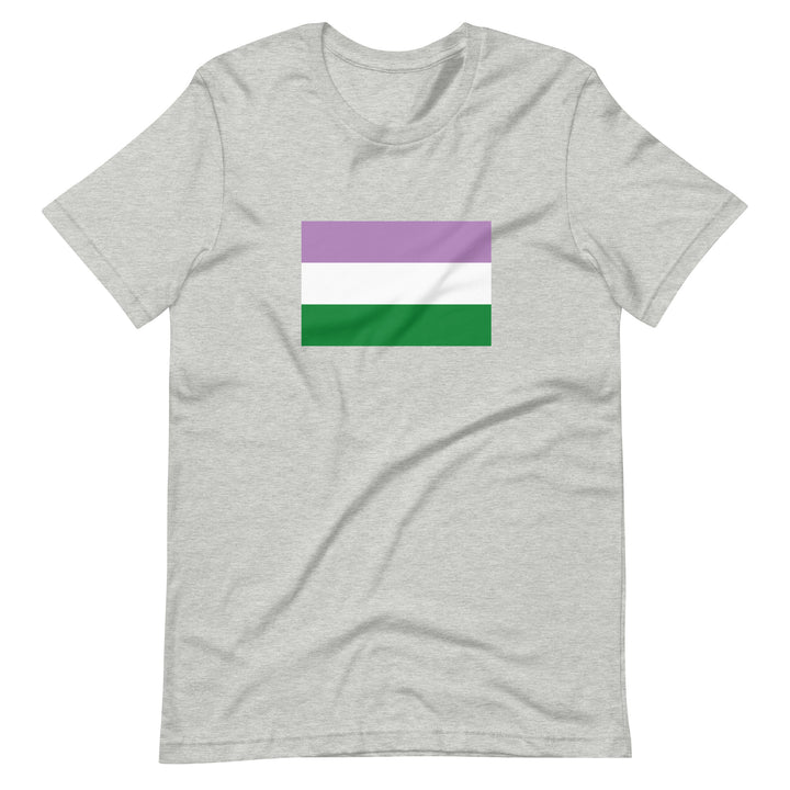 My Identity My World Genderqueer Pride Flag T-Shirt