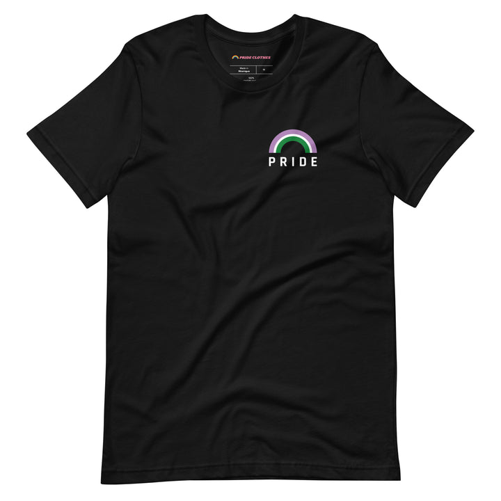 Pride Clothes - Nonbinary Genderqueer Rainbow Pride Shop T-Shirt - Black