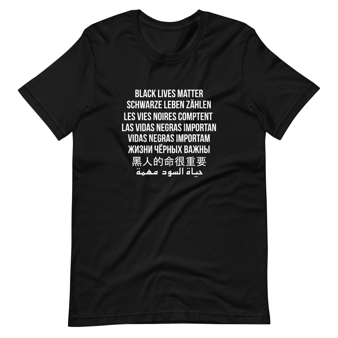 Fight for an Equal World Black Lives Matter T-Shirt