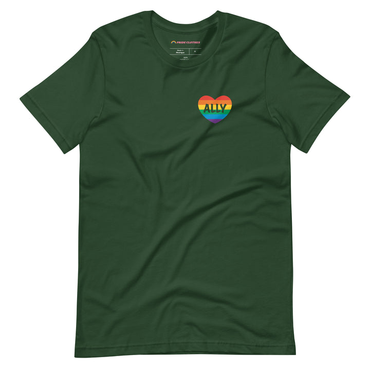 Proud LGBTQ+ Ally? Gay Pride Ally T-shirt to Tell the World