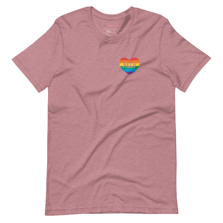 Proud LGBTQ+ Ally? Gay Pride Ally T-shirt to Tell the World