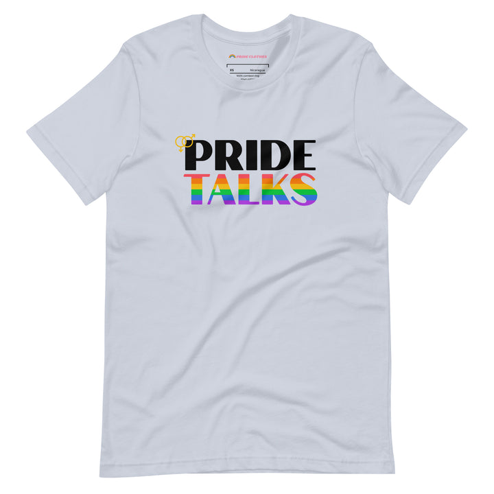 Pride Clothes - Pride Talks Pride T-Shirt - Light Blue