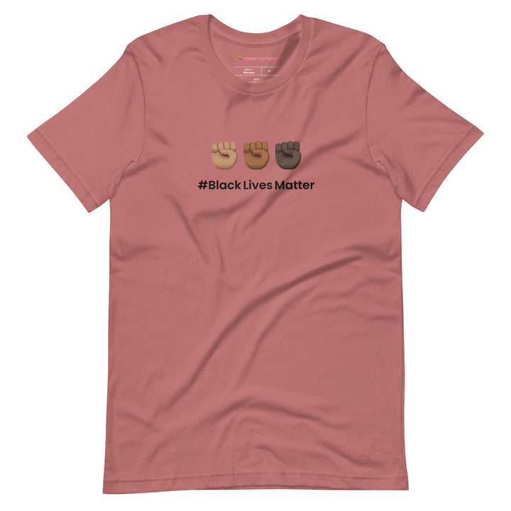 Pride Clothes - The Promise of Democracy #BlackLivesMatter TShirt - Mauve