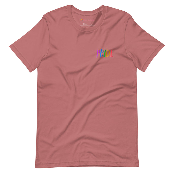 Pride Clothes - A Simple and Proud Gay Shirt for You - Mauve