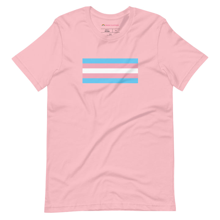 PrideClothes - Transgender Pride Flag T-Shirt - Pink