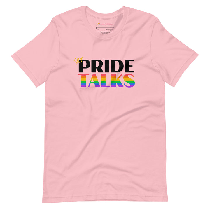 Pride Clothes - Pride Talks Pride T-Shirt - Pink