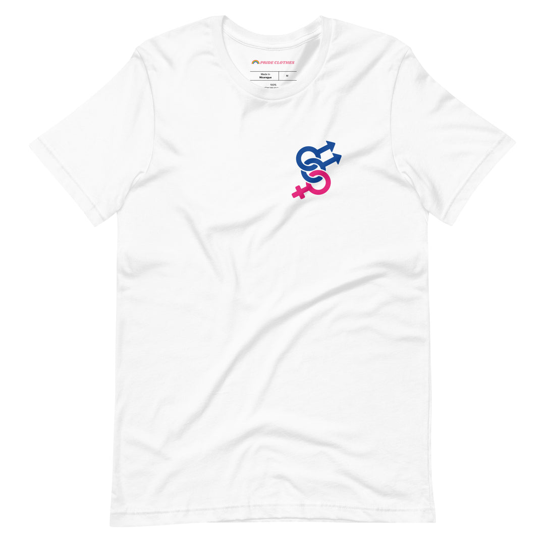 Pride Clothes - Show Off Your Unwavering Truth Bisexual Pride T Shirt - White